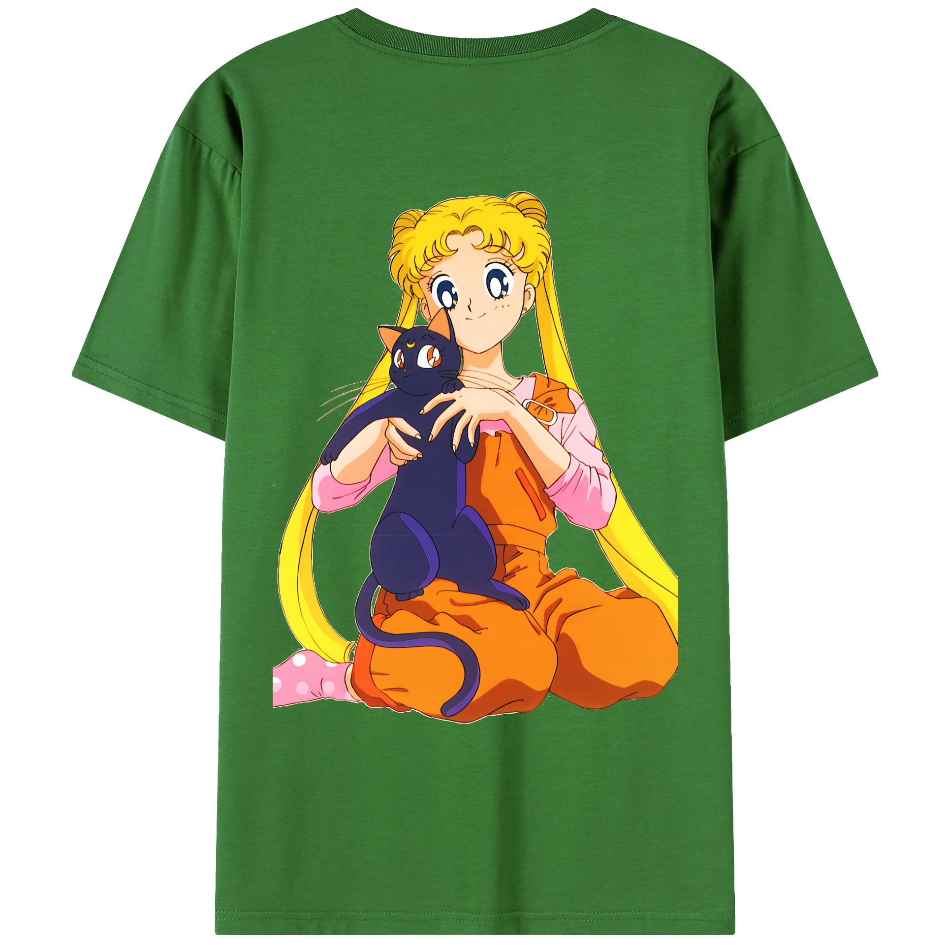 （画像用） 美少女戦士セーラームーン 愛野 美奈子 あいの みなこ Sailor Moon Aino Minako レディース半袖Tシャツ(バックプリント)